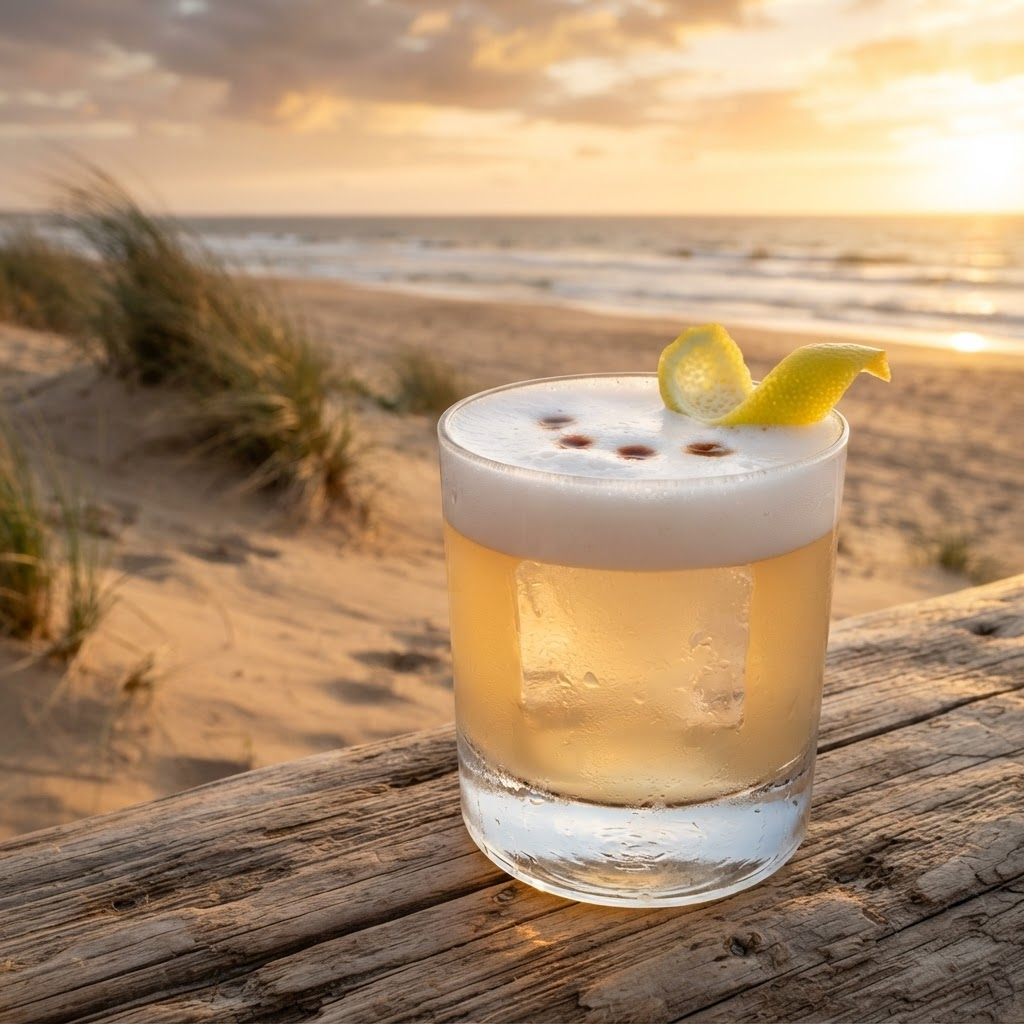 Pisco Sour — cóctel de La Mezclaíta en El Palmar